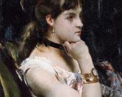 阿尔弗雷德 史蒂文斯 : Woman Wearing a Bracelet
